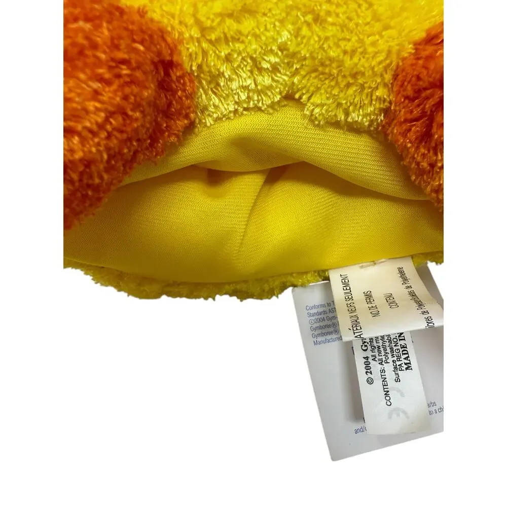 Gymboree 2004 Vintage Yellow Duck Hand Puppet Plush Stuffed Toy Plushie Baby Toy